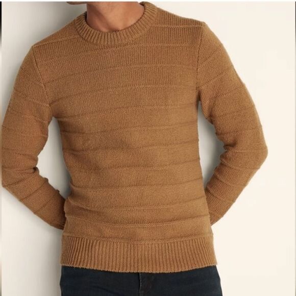 NWT Striped Chunky Crew Neck Sweater by Express - Picture 1 of 13